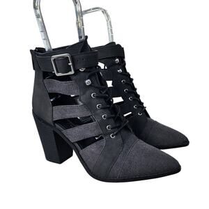 Free People Cameilla Vegan Cut Out Ankle Boots 40